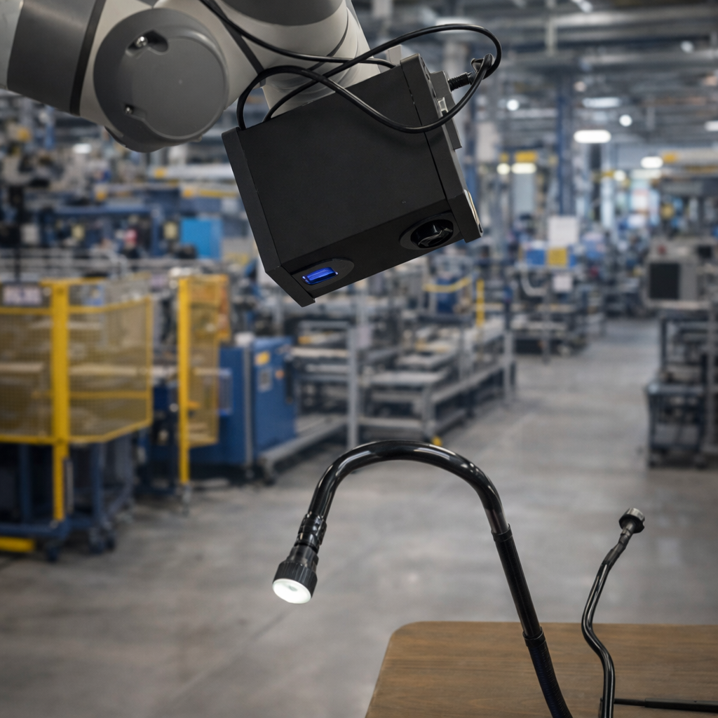 Robot-mounted DepthScan for large part and weldment inspection